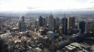 Stora staden Melbourne